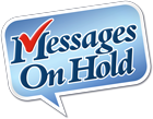 Messages on hold logo